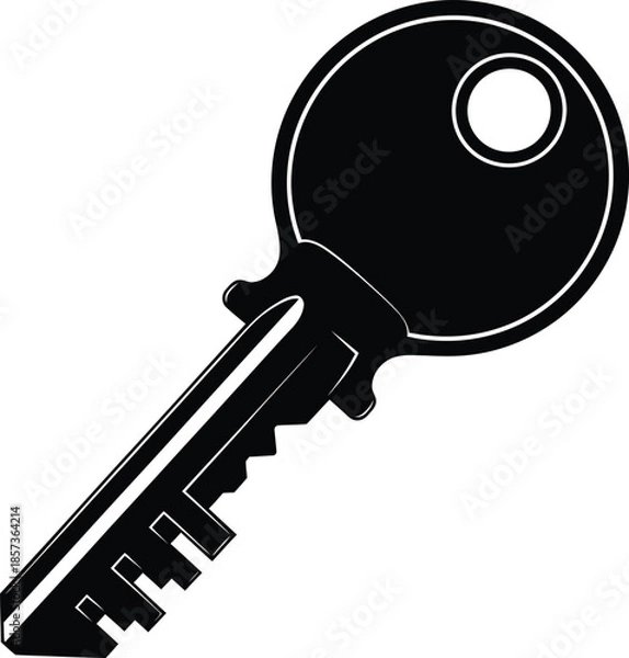 Obraz Key Security Access Symbol Vector Illustration