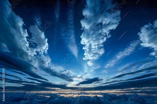 Obraz blue sky and clouds