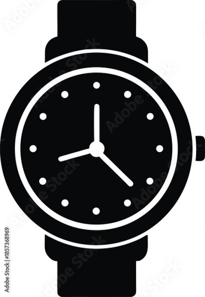 Obraz Wristwatch Silhouette