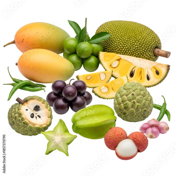 Obraz Variety of Exotic Fruits