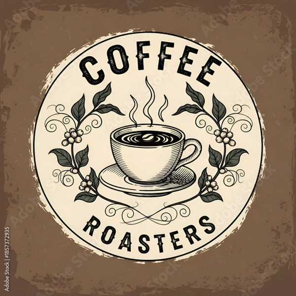Obraz Coffee roasters logo