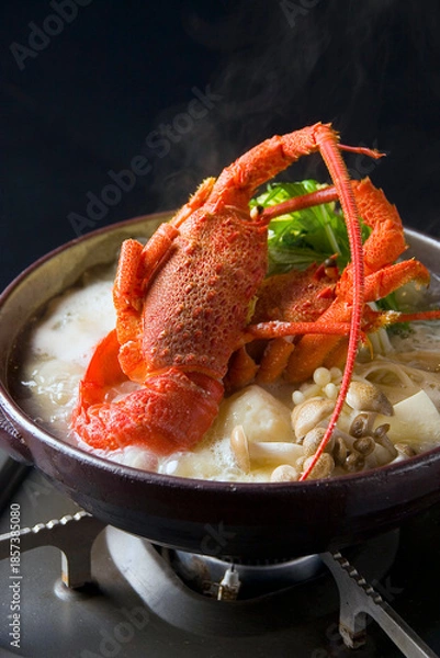 Obraz 伊勢海老の味噌鍋