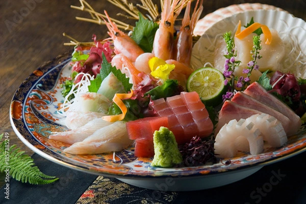Obraz 刺身盛り合わせ｜Sashimi