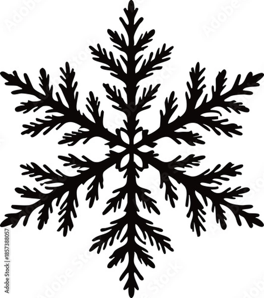 Fototapeta snowflake icon
