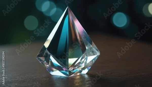 Obraz crystal prism visual effect. 9