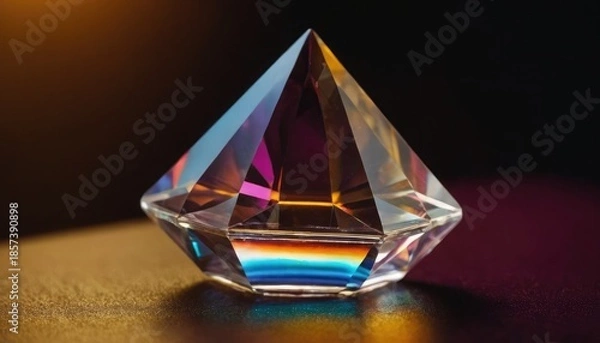 Obraz crystal prism visual effect. 5