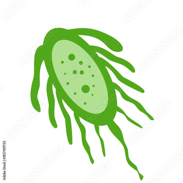 Obraz Plankton Cartoon Vector Illustration