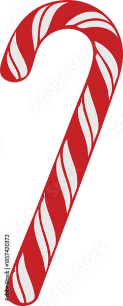 Fototapeta candy cane icon