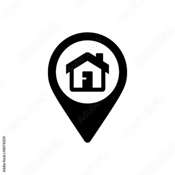 Obraz Home Location Icon