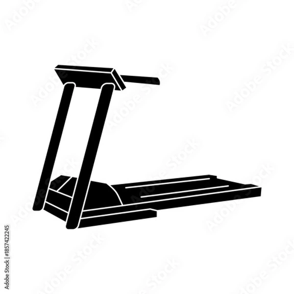 Obraz Treadmill Icon Glyph