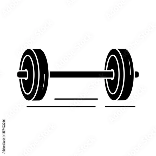 Obraz Barbell icon Glyph