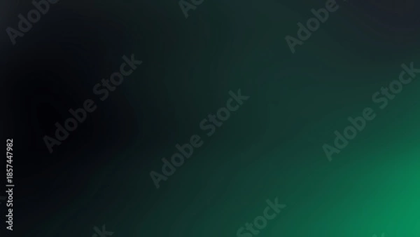 Obraz Dark green gradient background abstract smooth teal emerald