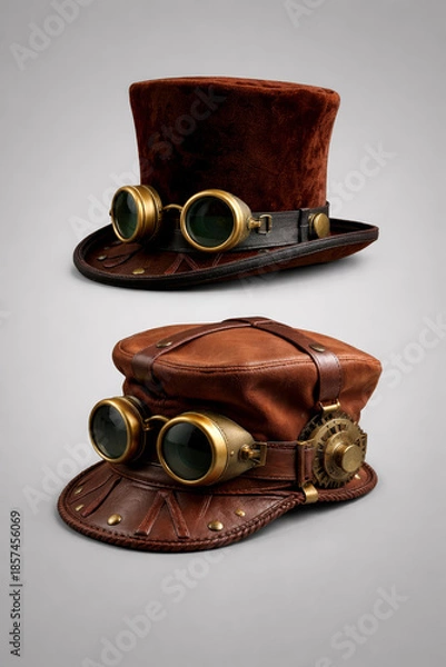 Obraz Steampunk Leather Hat