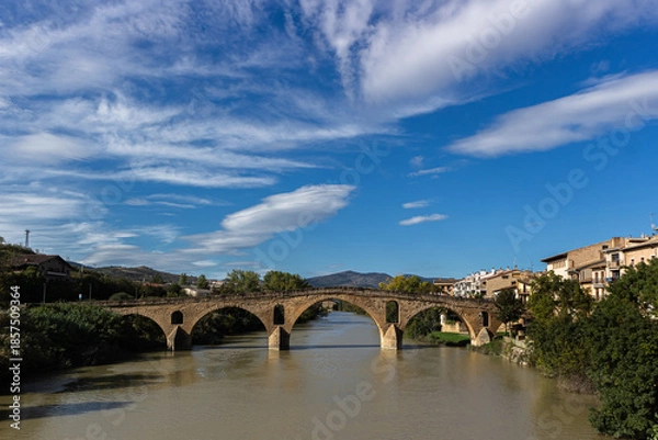 Obraz bridge over the river, spain