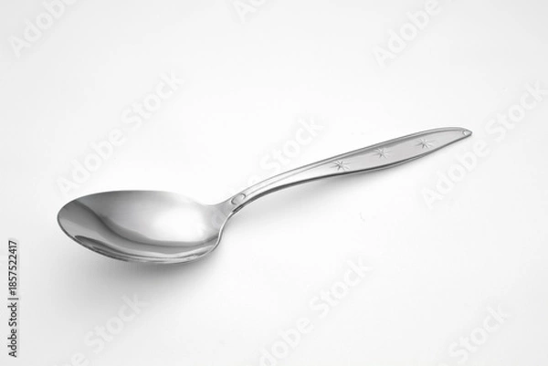 Obraz spoon on white background