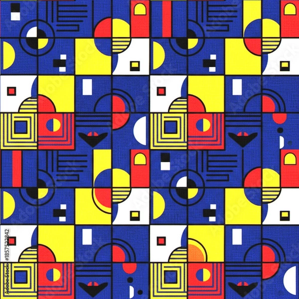 Obraz seamless pattern with houses