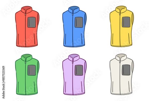 Obraz 体温調節、登山・アウトドア用フリースベスト