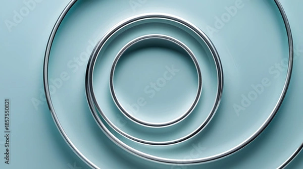 Obraz a circular shape with many cuts inside it