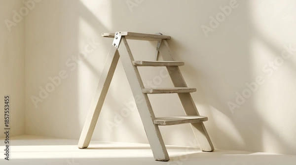 Obraz a small size ladder lying with wall