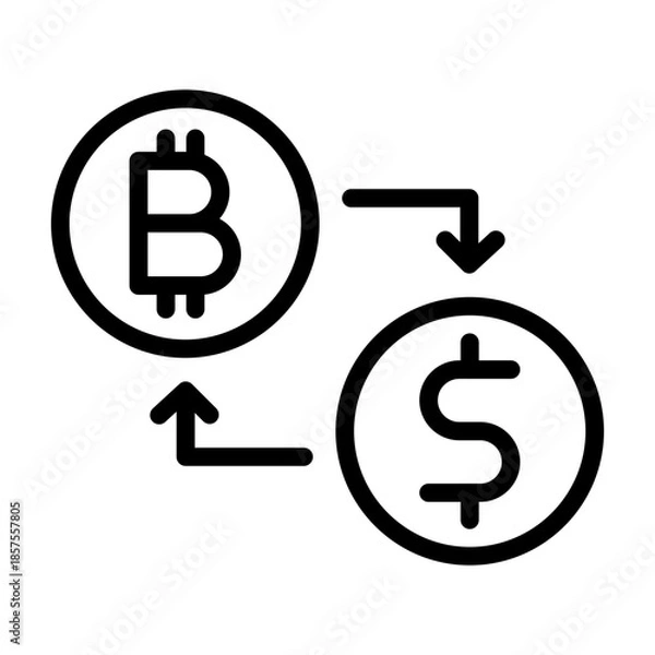 Obraz Crypto Exchange