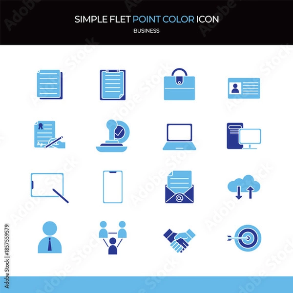 Obraz 비즈니스 아이콘