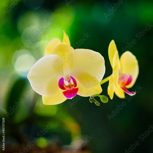 Obraz  Yellow Orchid Flowers