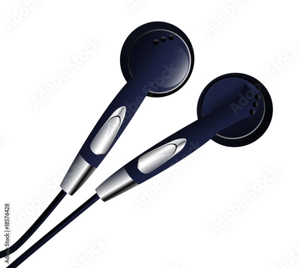 Fototapeta Earbuds