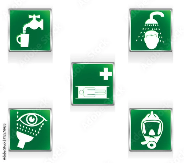 Obraz First aid signs