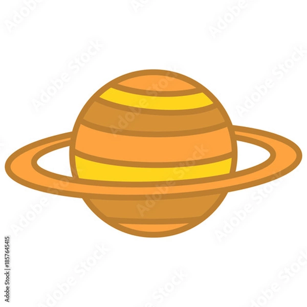 Obraz Simple Staturn Vector 