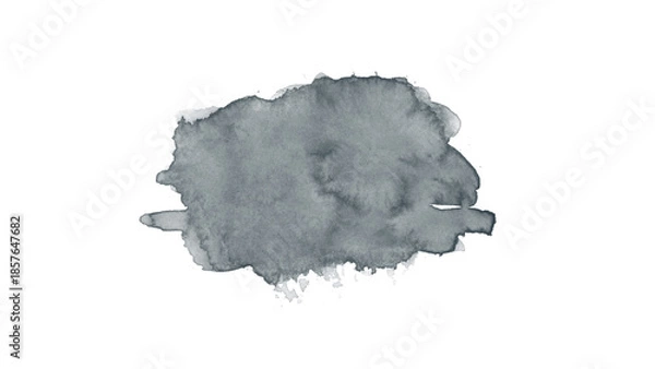 Obraz Deep Slate Watercolor Brush