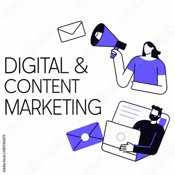 Obraz social network concept