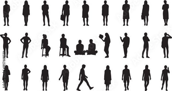 Obraz Vector file text displayed on a simple white background