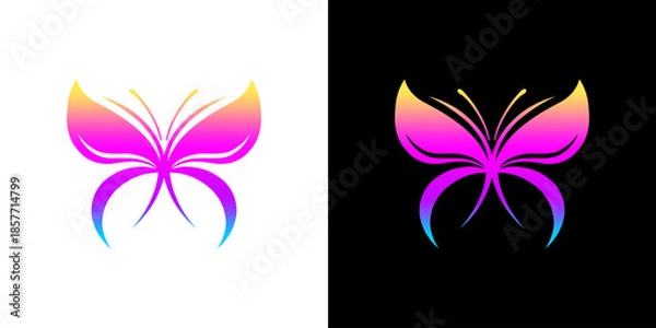 Obraz Colorful Butterfly Logo ? Mod...
