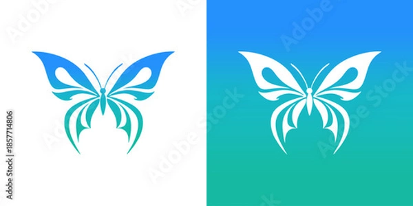 Obraz Elegant Butterfly Logo ? Luxu...