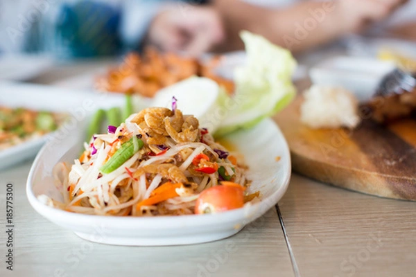 Obraz Papaya salad