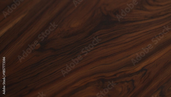 Obraz Dark brown wood grain texture background