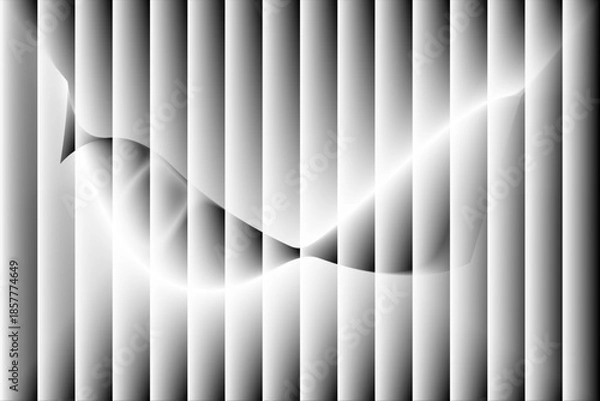 Obraz  Vertical Gradient Stripes