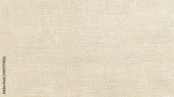 Obraz Seamless Beige Linen Fabric Texture Background for Design