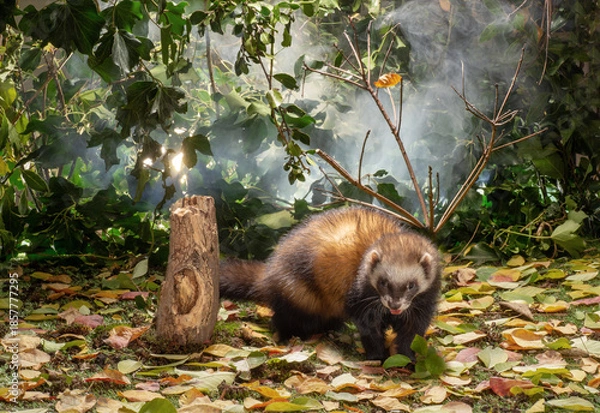 Obraz  one young ferret