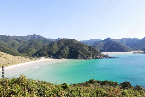 Fototapeta 五島列島　高浜海水浴場
