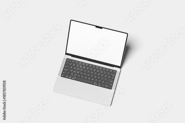 Obraz hight quality laptop mockup 3d
