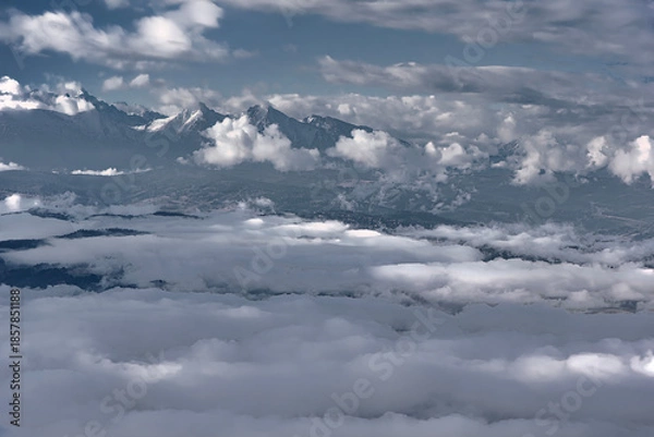 Obraz snow covered mountains