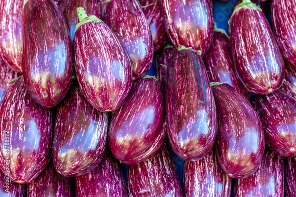 Obraz marble aubergine background, texture