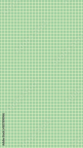 Obraz Green Grid Background. Elegant simple small squares background, forming a grid, vertical format.
