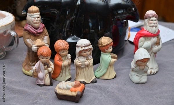 Obraz Nativity Scene Figurines