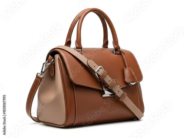 Obraz brown leather bag