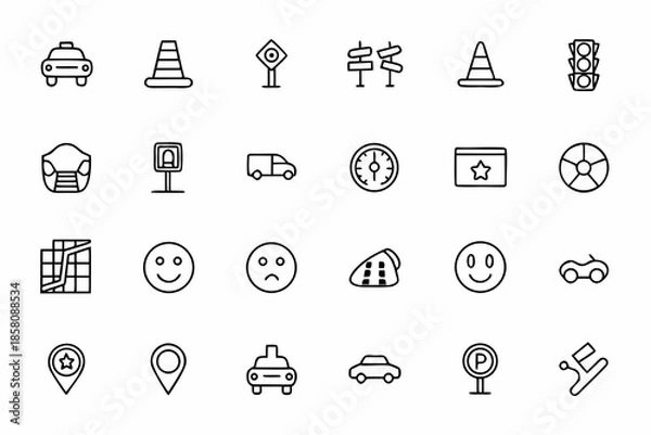 Obraz Featuring long-distance and highway transportation elements.