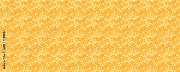 Obraz Fresh Lemon seamless Pattern 005 - 1