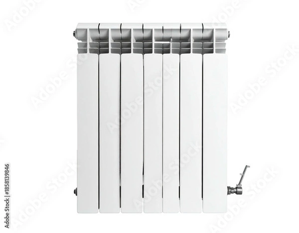 Obraz White, multi-section home radiator