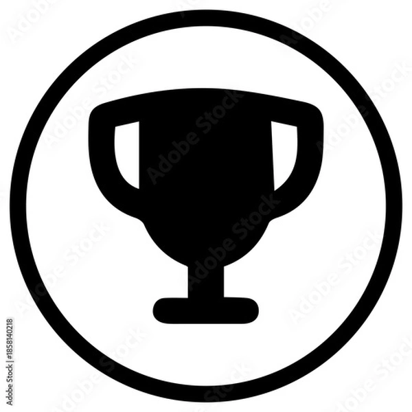 Obraz trophy cup icon
